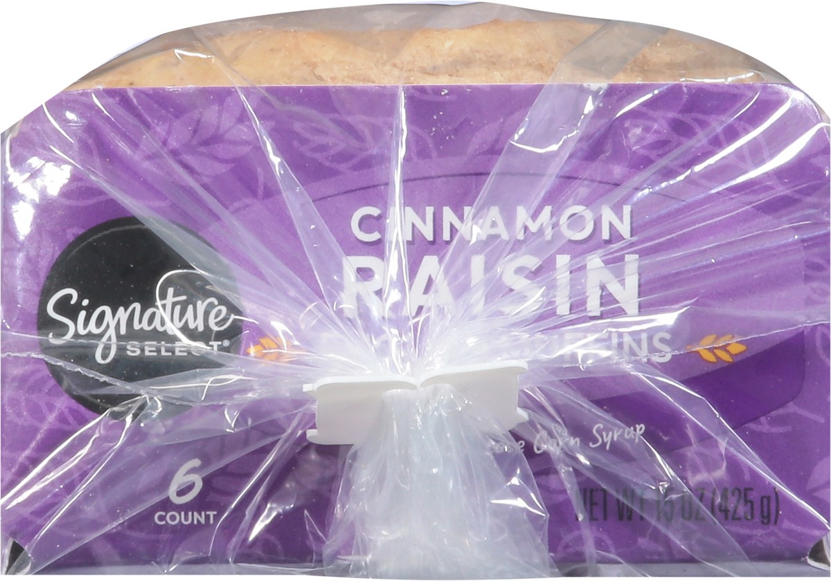 slide 6 of 14, Signature Select Cinnamon Raisin English Muffins 6 ea, 6 ct