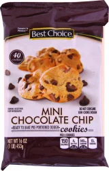 Best Choice Ready-to-Bake Mini Chocolate Chip Cookie Dough