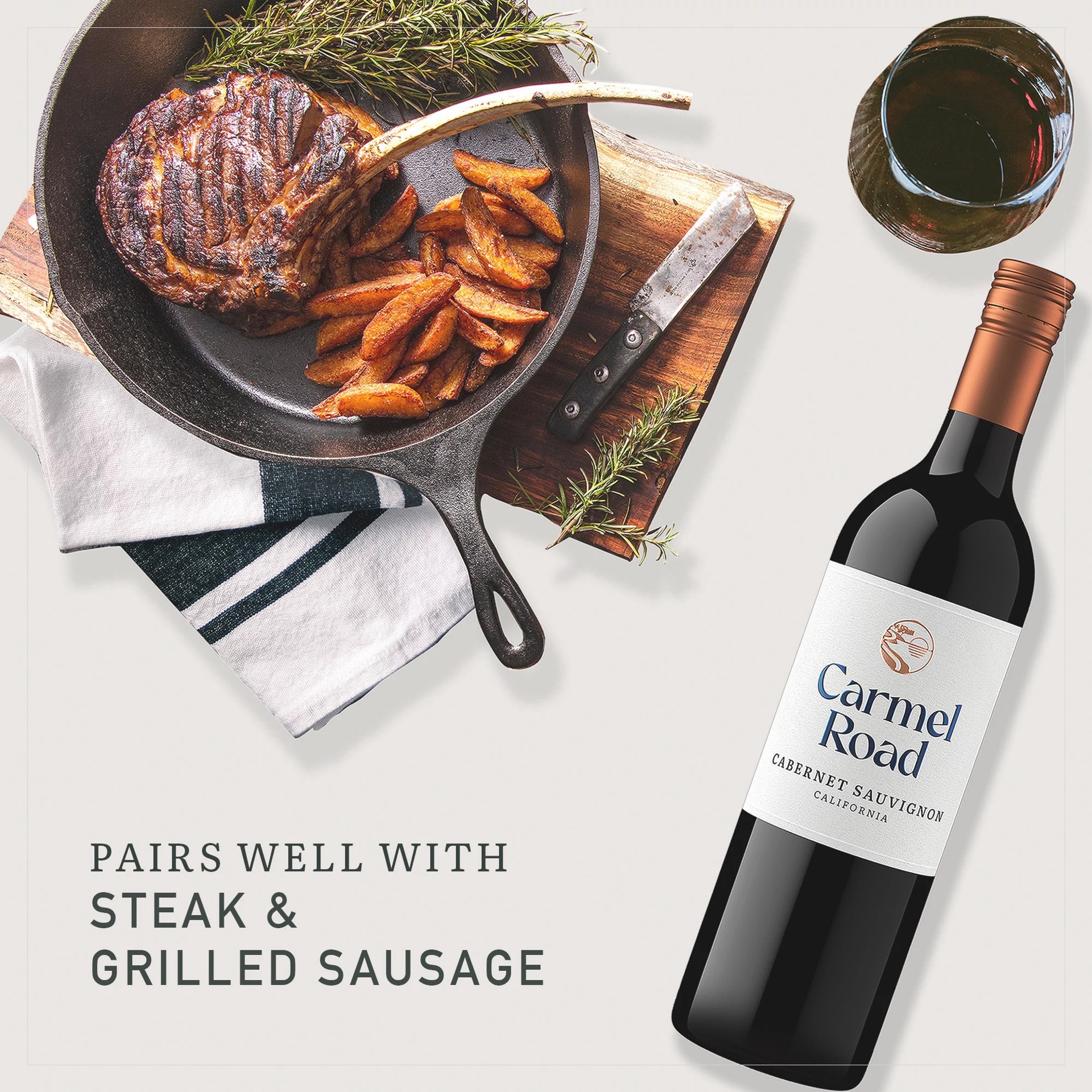 slide 5 of 5, Carmel Road Cabernet Sauvig Wine, 750 ml