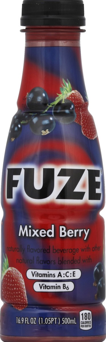 slide 4 of 4, Fuze Mixed Berry Beverage, 16.9 oz