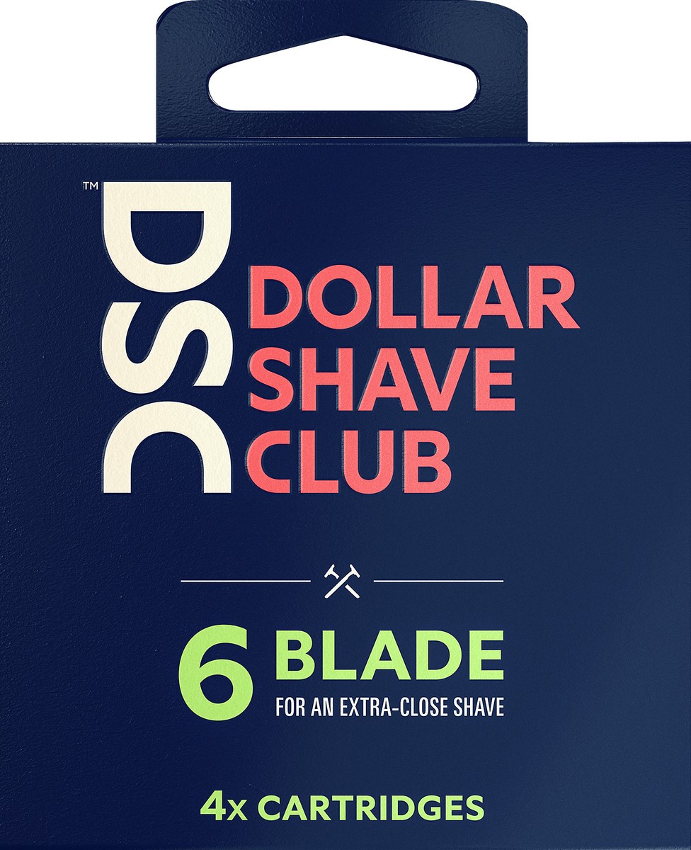 slide 3 of 3, Dollar Shave Club Razor Refill Kit, 4 ct