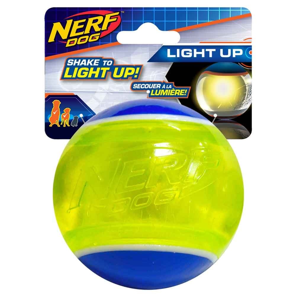 slide 1 of 1, Nerf Dog Led Blaze Tennis Ball Light Up Dog Toy, 1 ct