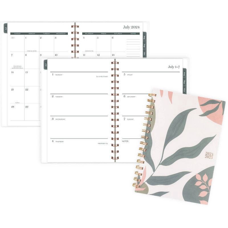 slide 9 of 11, Cambridge 2024-25 Weekly/Monthly Planner 8.5"x6.375" Frosted Haven, 1 ct