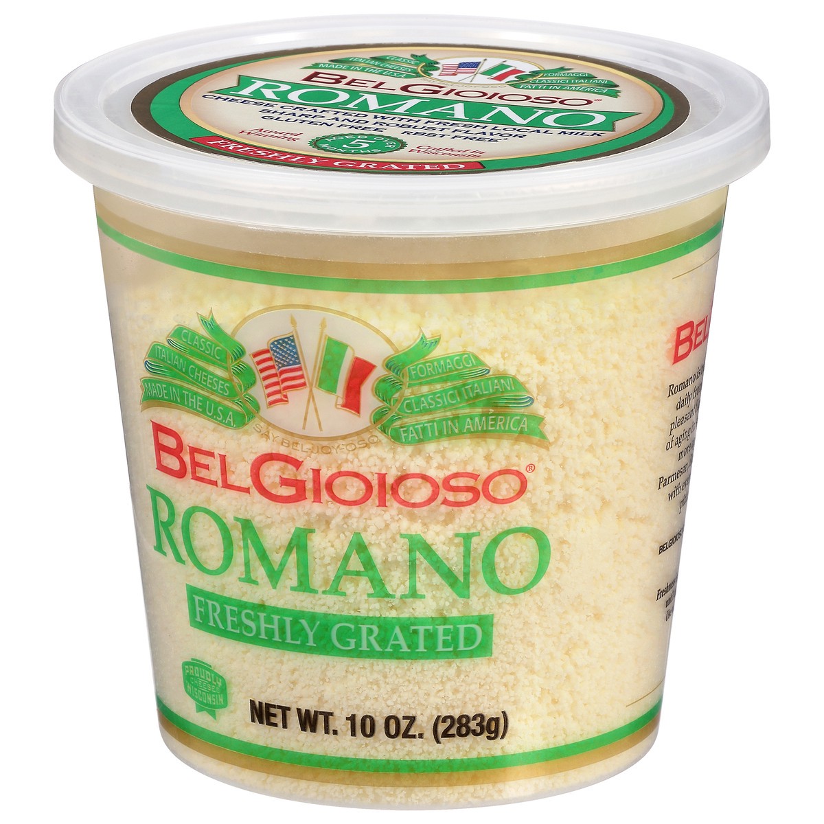slide 7 of 13, BelGioioso Freshly Grated Romano Cheese 10 oz, 10 oz