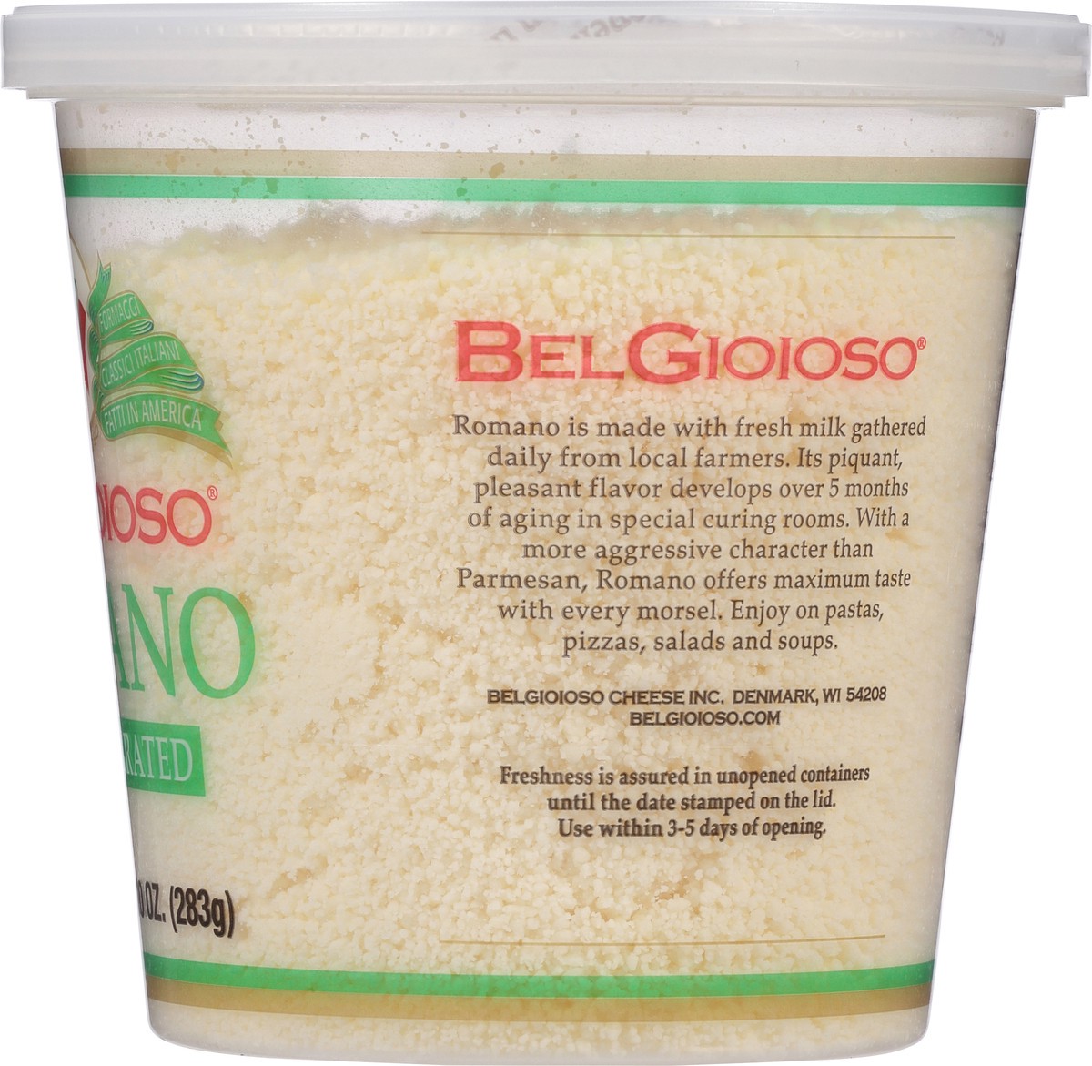 slide 5 of 13, BelGioioso Freshly Grated Romano Cheese 10 oz, 10 oz