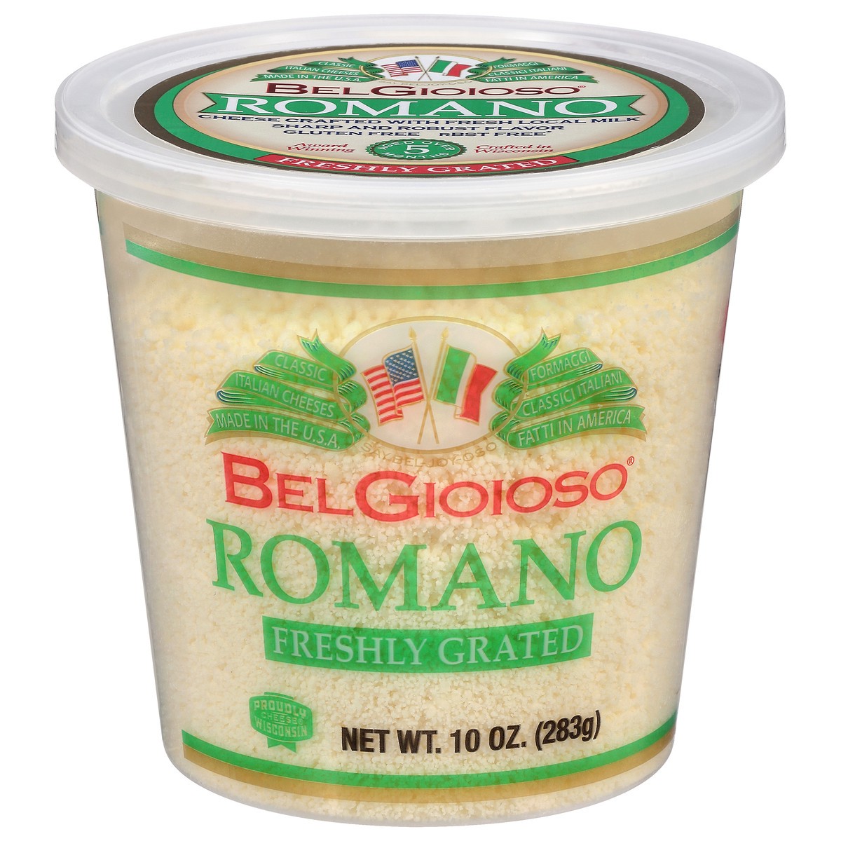 slide 10 of 13, BelGioioso Freshly Grated Romano Cheese 10 oz, 10 oz