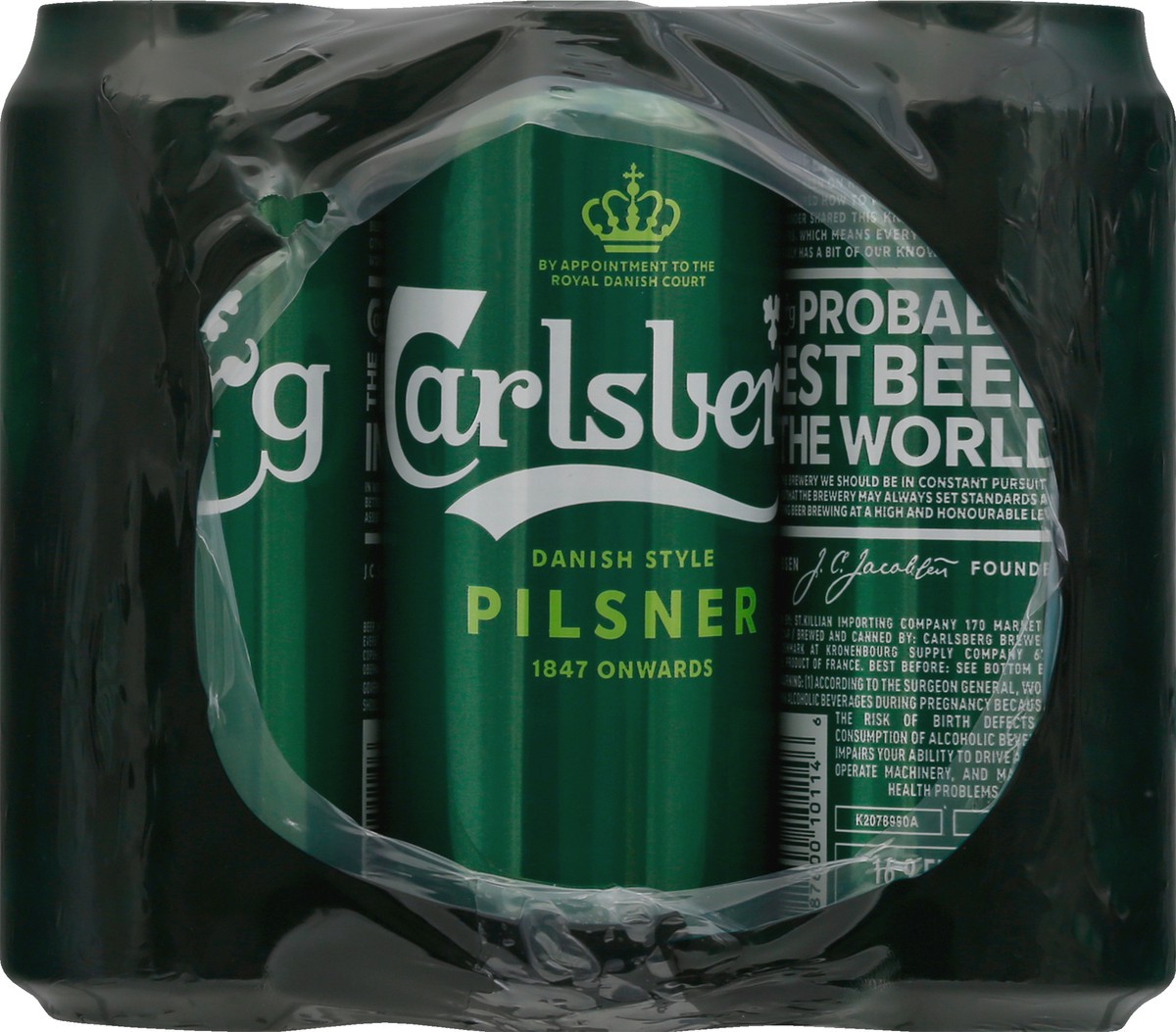 slide 7 of 8, Carlsberg Pilsner Premium Beer 12 ea, 12 ct