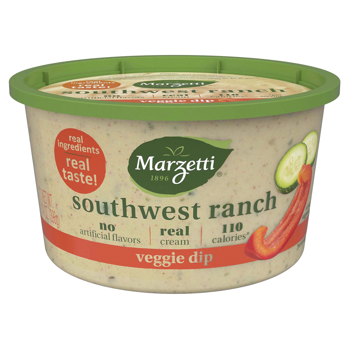 slide 1 of 8, T. Marzetti Southwest Ranch Veggie Dip, 15.5 oz