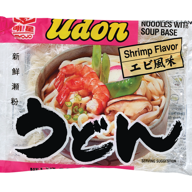 slide 1 of 1, GROCERY-DSD Udon With Soup Base Shrimp, 1 ct