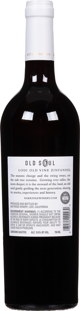 slide 3 of 9, Old Soul Lodi Old Vine Zinfandel 750 ml, 750 ml