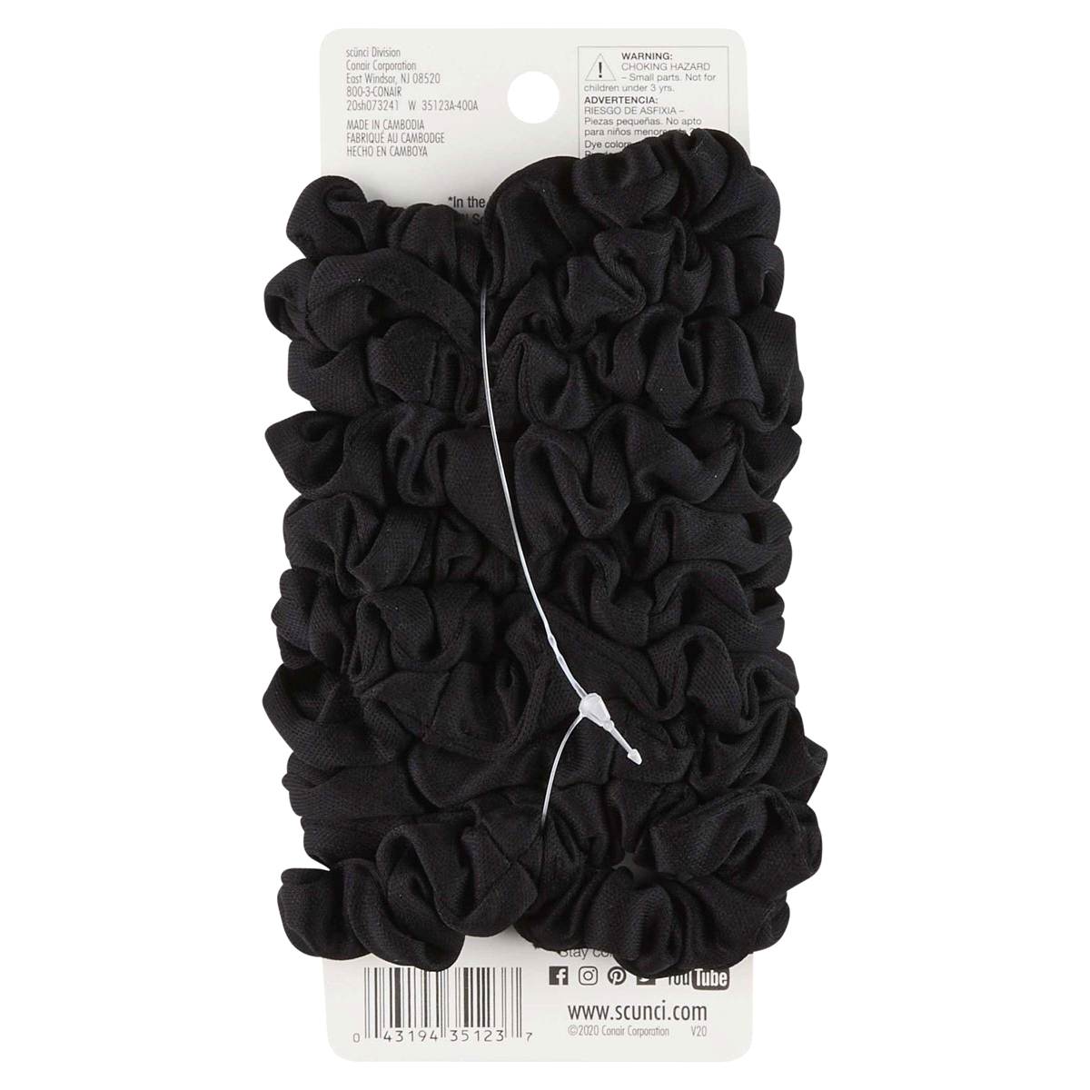 slide 4 of 9, scünci The Original Scrunchie Savvy Value 10 Each, 10 ct