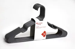 Everyday Living Plastic Tubular Hangers - Gray