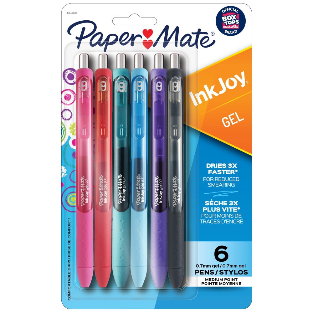 slide 2 of 2, Paper Mate® InkJoy® Medium Point Gel Pens, 6 ct