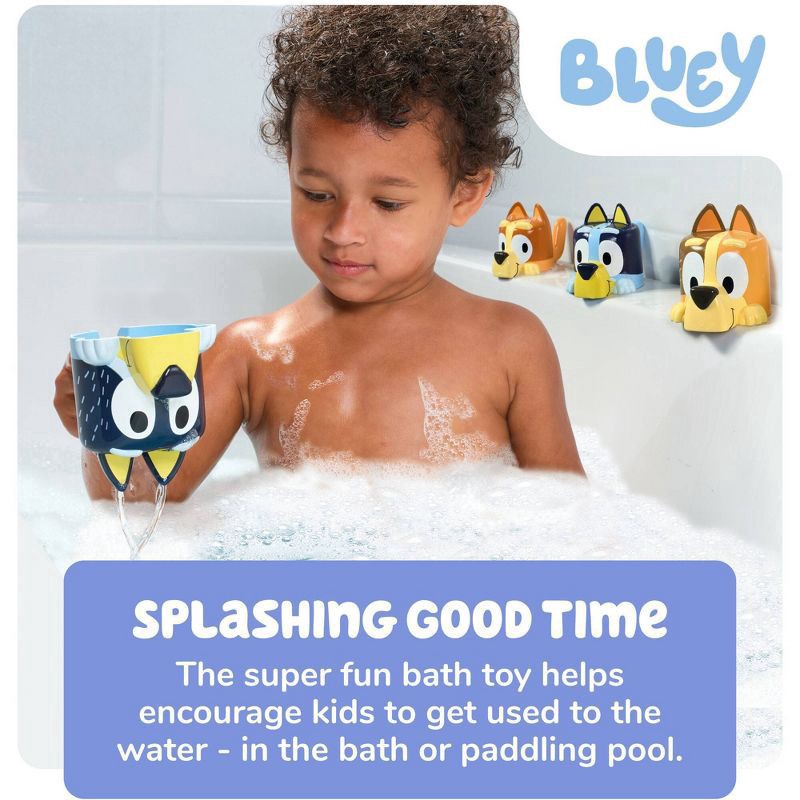 slide 5 of 9, Tomy Bluey Family Pourers - Nesting, Stacking Cups Bath Toy, 1 ct