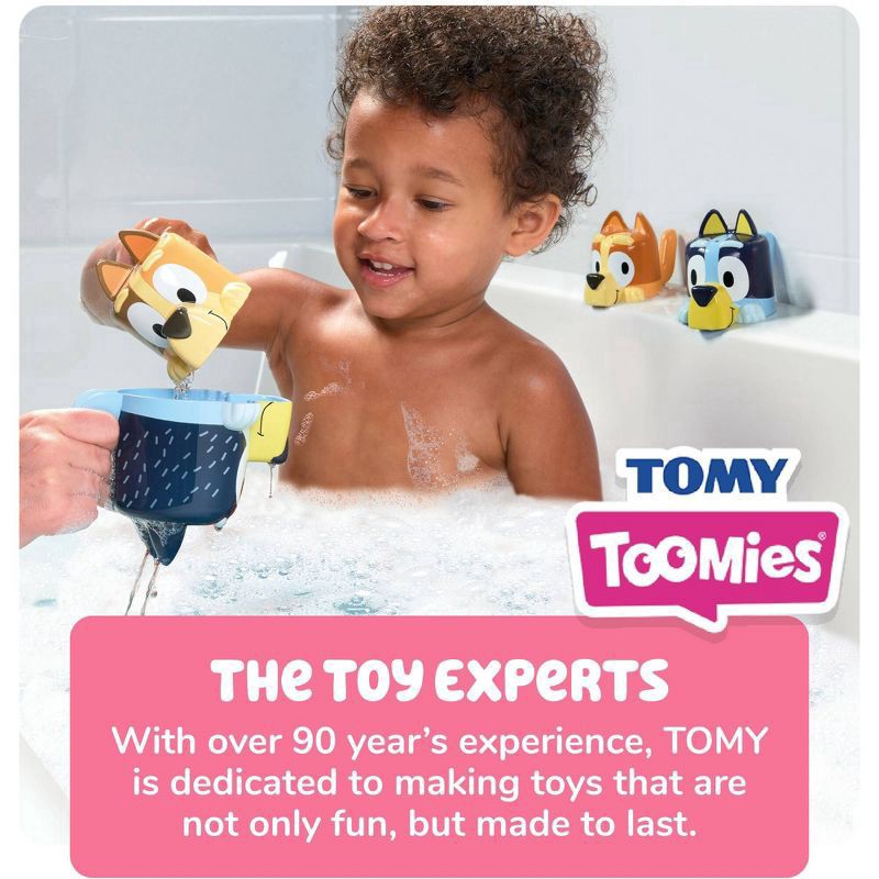 slide 2 of 9, Tomy Bluey Family Pourers - Nesting, Stacking Cups Bath Toy, 1 ct