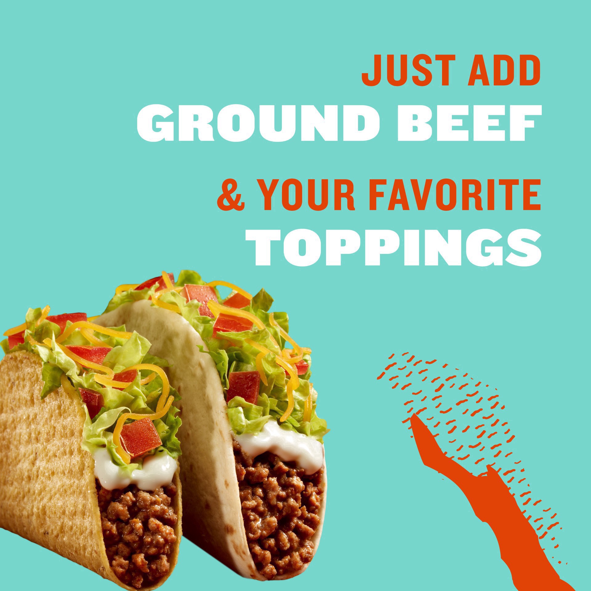 slide 29 of 91, Taco Bell Crunchy Taco Cravings Kit with 12 Crunchy Taco Shells, Taco Bell Mild Sauce & Seasoning, 8.85 oz Box, 1 ct