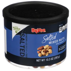 Hy-vee Salted 50% Peanuts Mixed Nuts