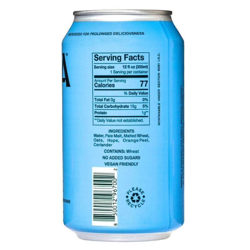 slide 5 of 5, Ceria Brewing Co. Grainwave Alcohol Free Beer - 6pk/12 fl oz Cans, 12 oz