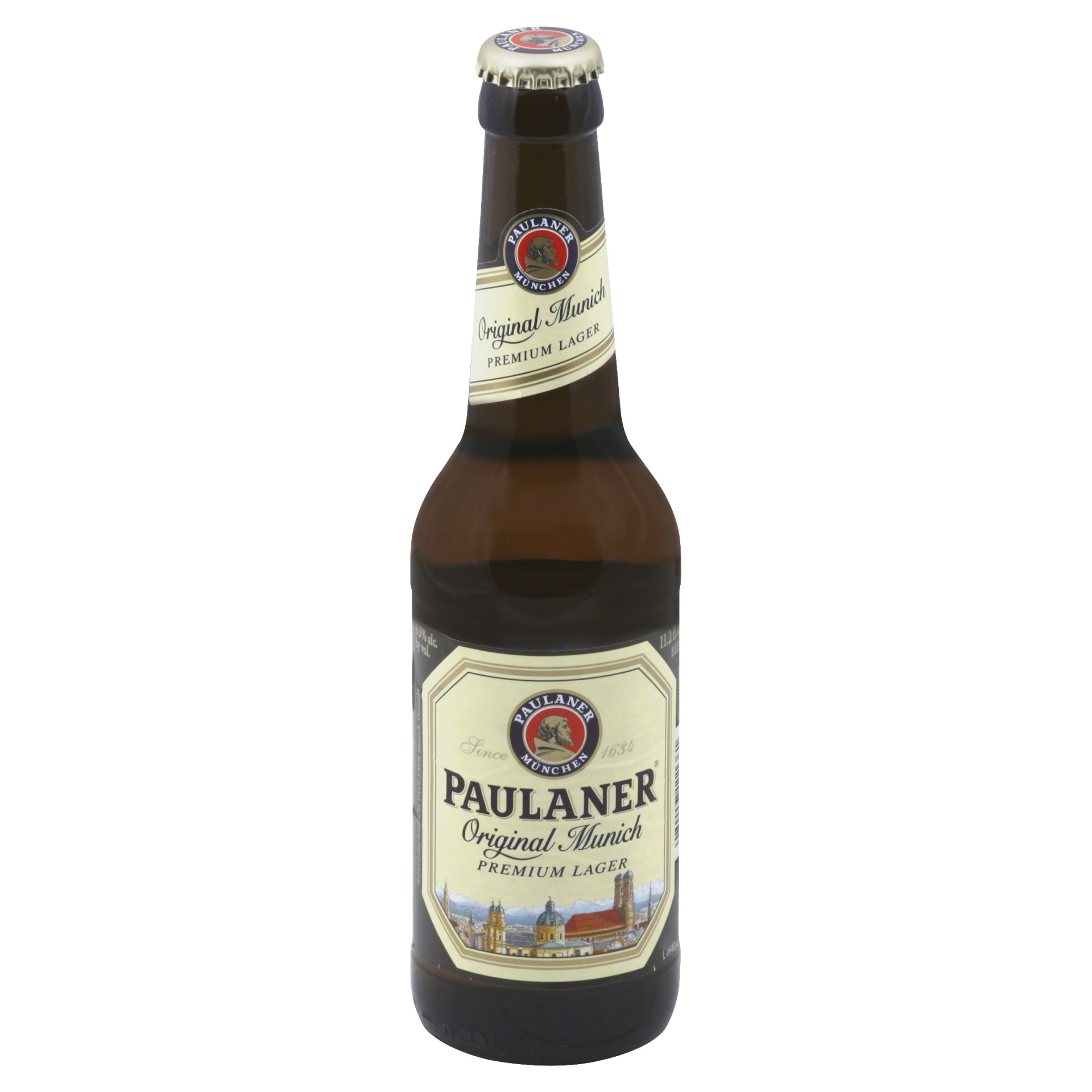 slide 1 of 1, Paulaner Lager Premium Original Munich, 12 oz