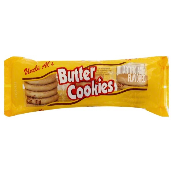 slide 1 of 1, Uncle Al's Butter Cookies, 5 oz