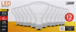 Feit Electric LED Flood-BR30 Soft White 10.5 Watts 12 Value Pack Light Bulbs 12 ea