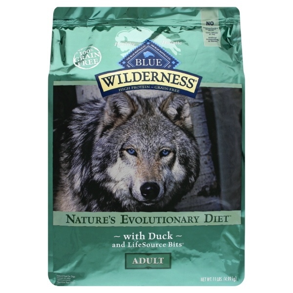 slide 1 of 1, Blue Buffalo Blue Wilderness Duck Adult Dry Dog Food, 11 lb