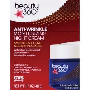 slide 1 of 1, Beauty 360 Anti-Wrinkle Moisturizing Night Cream, 1.7 oz