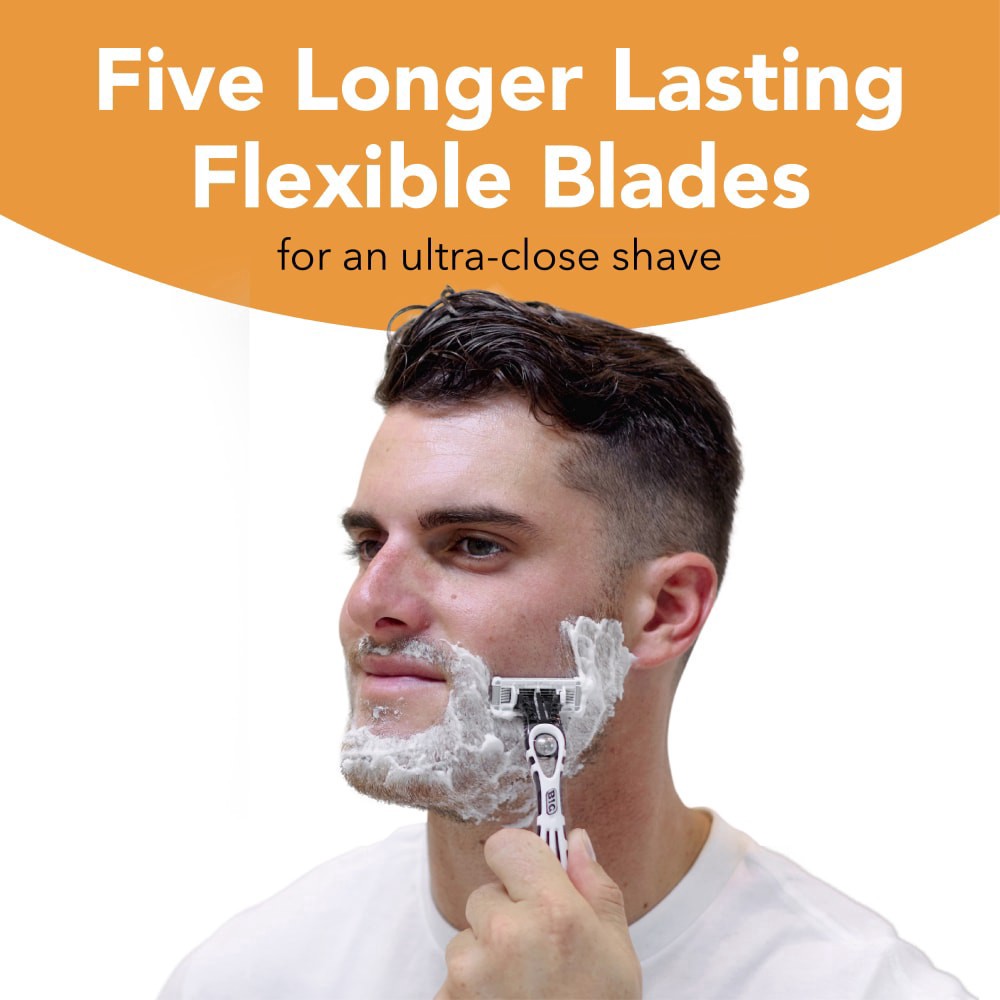 slide 5 of 6, BIC Flex Sensitive Razors 2 ea, 2 ct