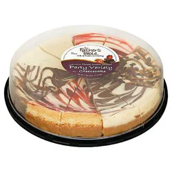 The Fathers Table 9 Inch Party Variety Cheesecake - 40 Oz