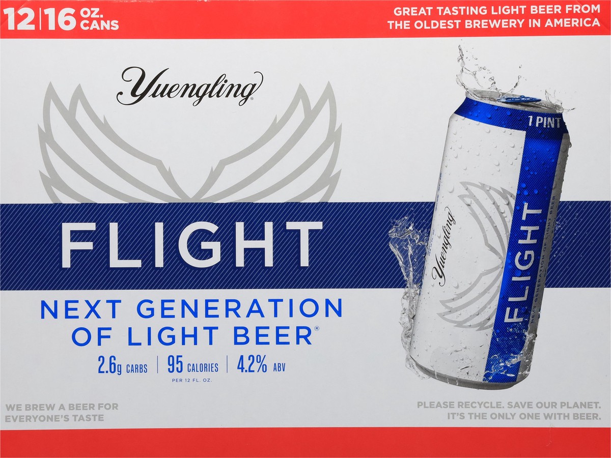 slide 6 of 13, Yuengling Flight Light Beer 12 - 16 oz Cans, 12 ct