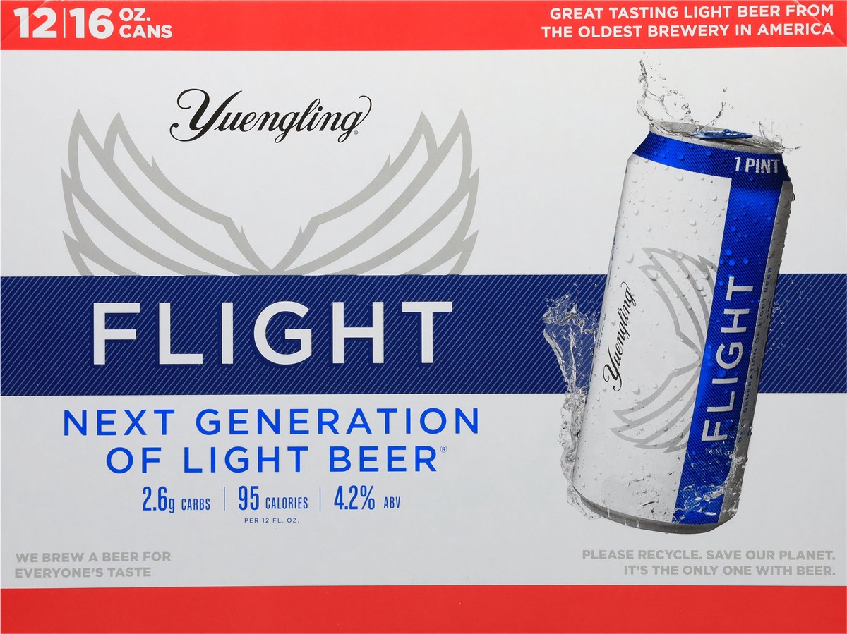 slide 12 of 13, Yuengling Flight Light Beer 12 - 16 oz Cans, 12 ct