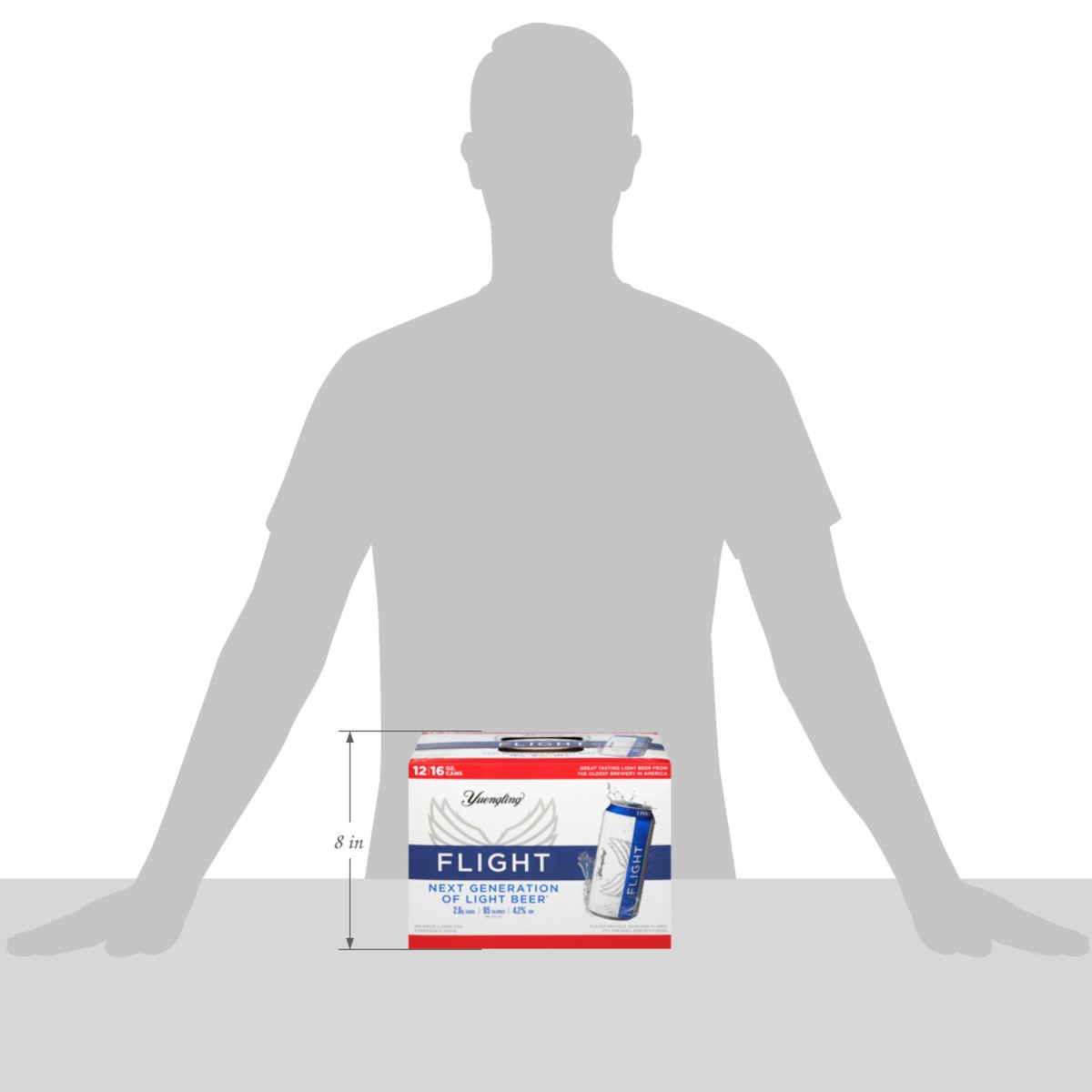 slide 10 of 13, Yuengling Flight Light Beer 12 - 16 oz Cans, 12 ct