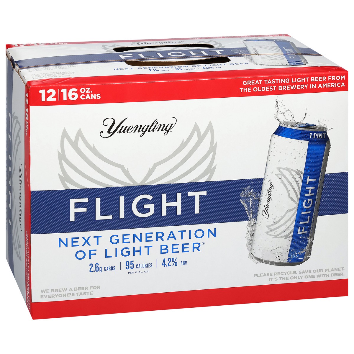 slide 7 of 13, Yuengling Flight Light Beer 12 - 16 oz Cans, 12 ct