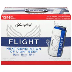 Yuengling Flight Light Beer 12 - 16 oz Cans
