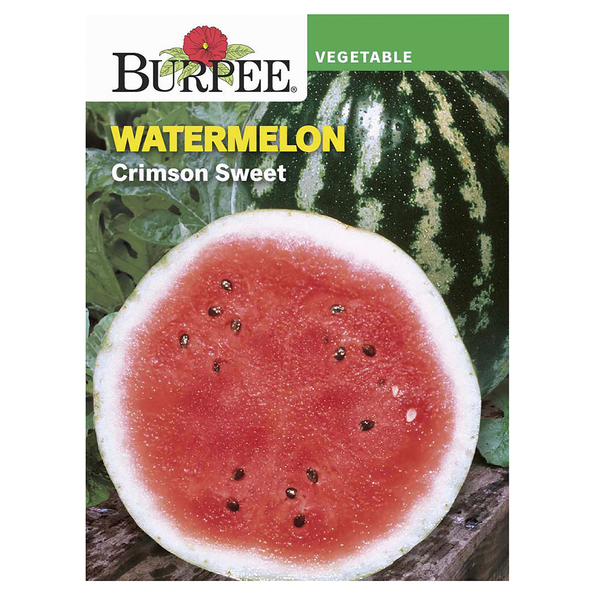 slide 1 of 5, Burpee Watermelon Crimson Sweet Seeds, 1 ct