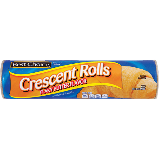 slide 1 of 1, Best Choice Flaky Butter Crescent Rolls, 8 oz