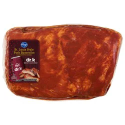 Kroger Dr. K BBQ Flavored St. Louis Style Pork Spareribs