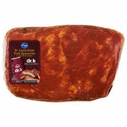 Kroger Dr. K BBQ Flavored St. Louis Style Pork Spareribs