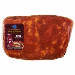 Kroger Dr. K BBQ Flavored St. Louis Style Pork Spareribs