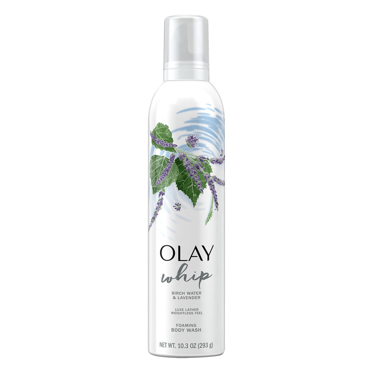 slide 1 of 6, Olay Whip Birch Water & Lavender Body Wash 10.3 oz, 1 ct