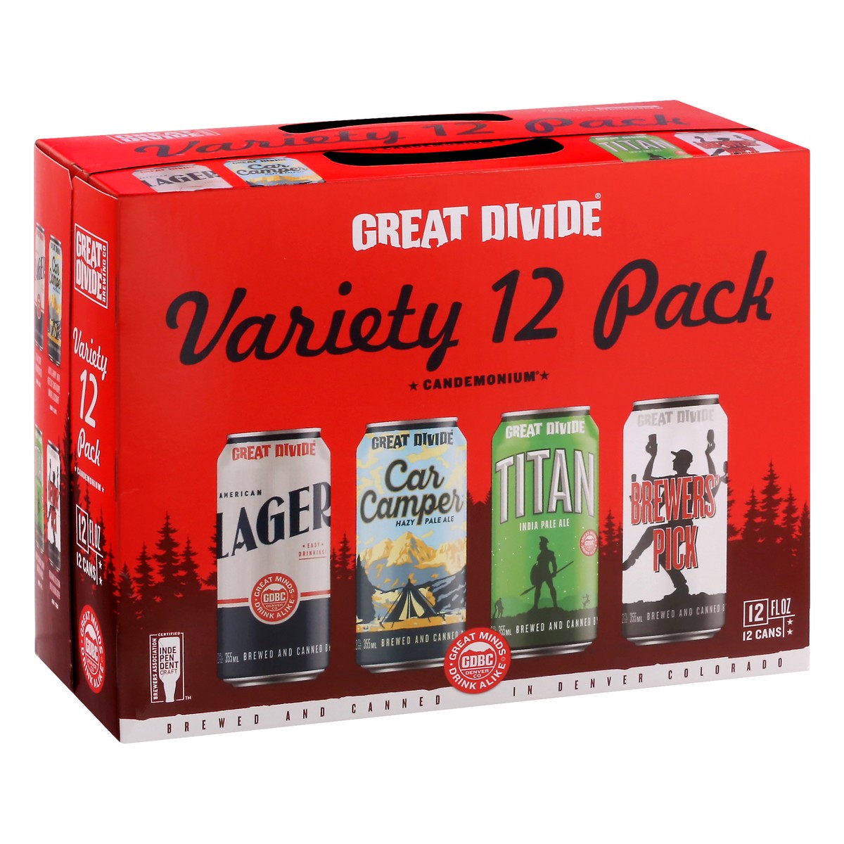 slide 2 of 9, Great Divide Brewing Co. Variety 12 Pack Beer 12 ea, 12 ct