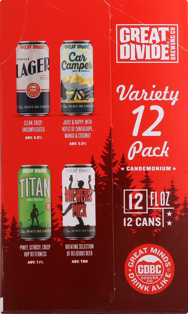 slide 7 of 9, Great Divide Brewing Co. Variety 12 Pack Beer 12 ea, 12 ct