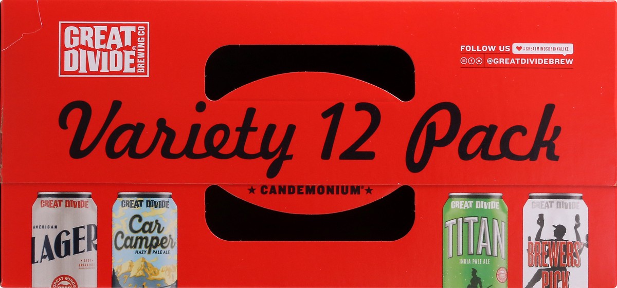 slide 9 of 9, Great Divide Brewing Co. Variety 12 Pack Beer 12 ea, 12 ct