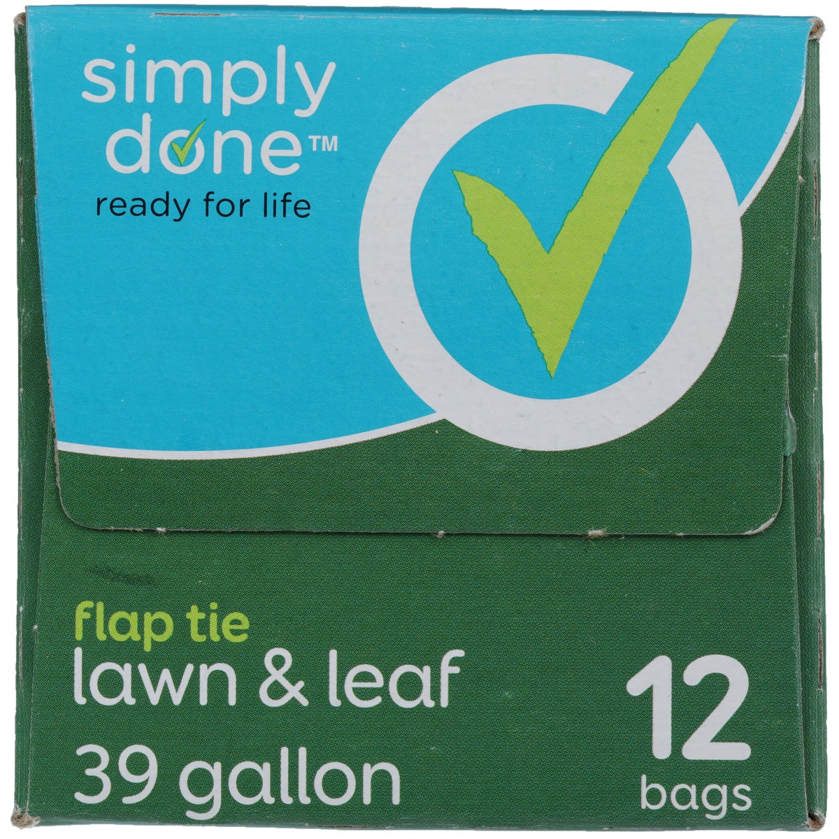 slide 2 of 9, Simply Done Flap Tie Lawn & Leaf Bags, 39 gal