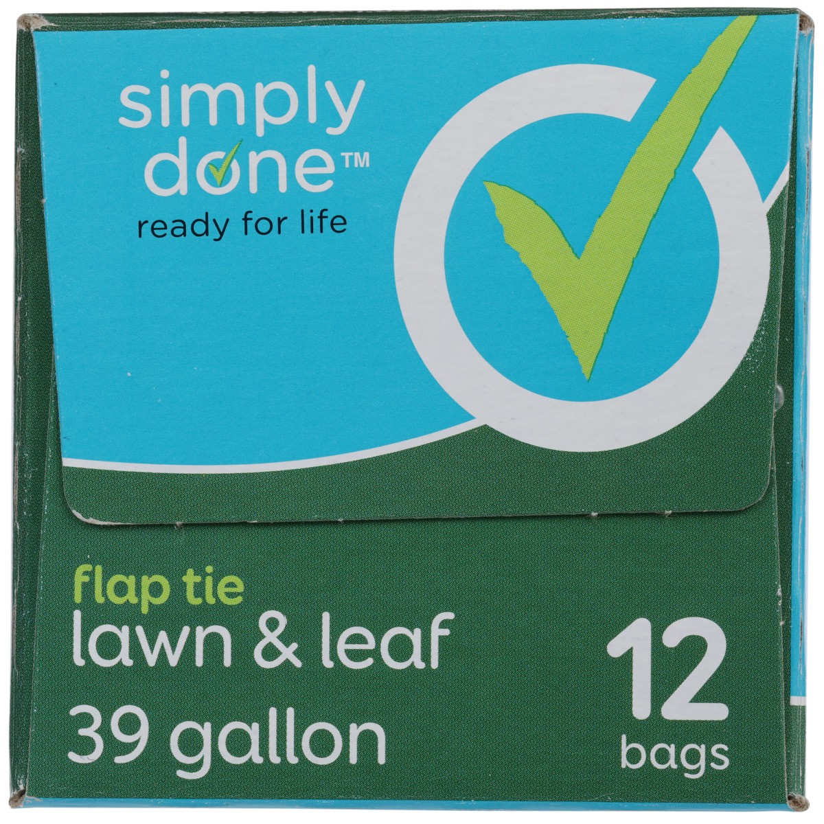 slide 5 of 9, Simply Done Flap Tie Lawn & Leaf Bags, 39 gal