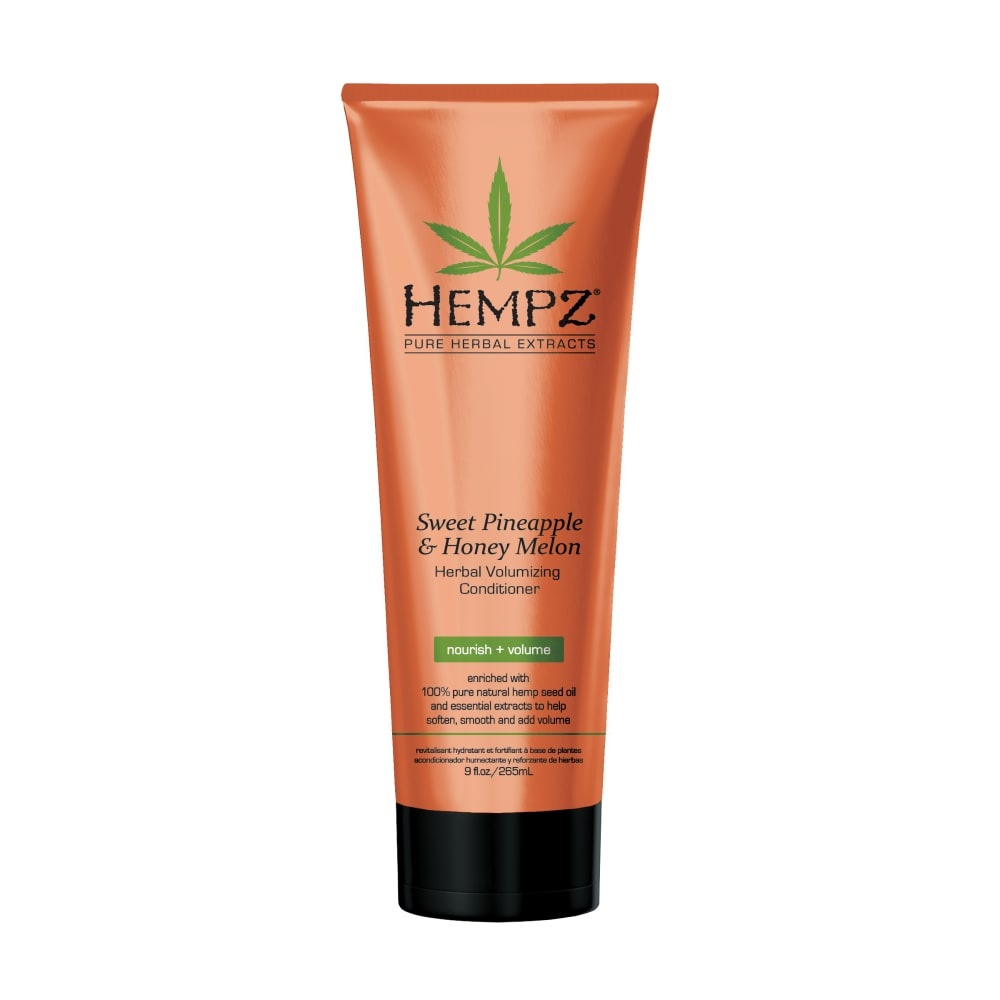 slide 1 of 1, Hempz Pure Herbal Extracts Sweet Pineapple & Honey Melon Herbal Volumizing Conditioner, 9 oz