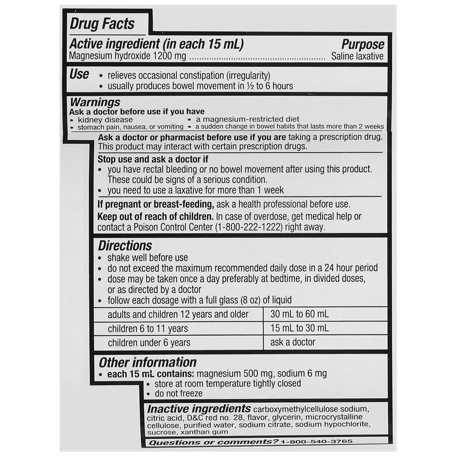 slide 4 of 5, Walgreens Milk Of Magnesia Cherry, 12 oz