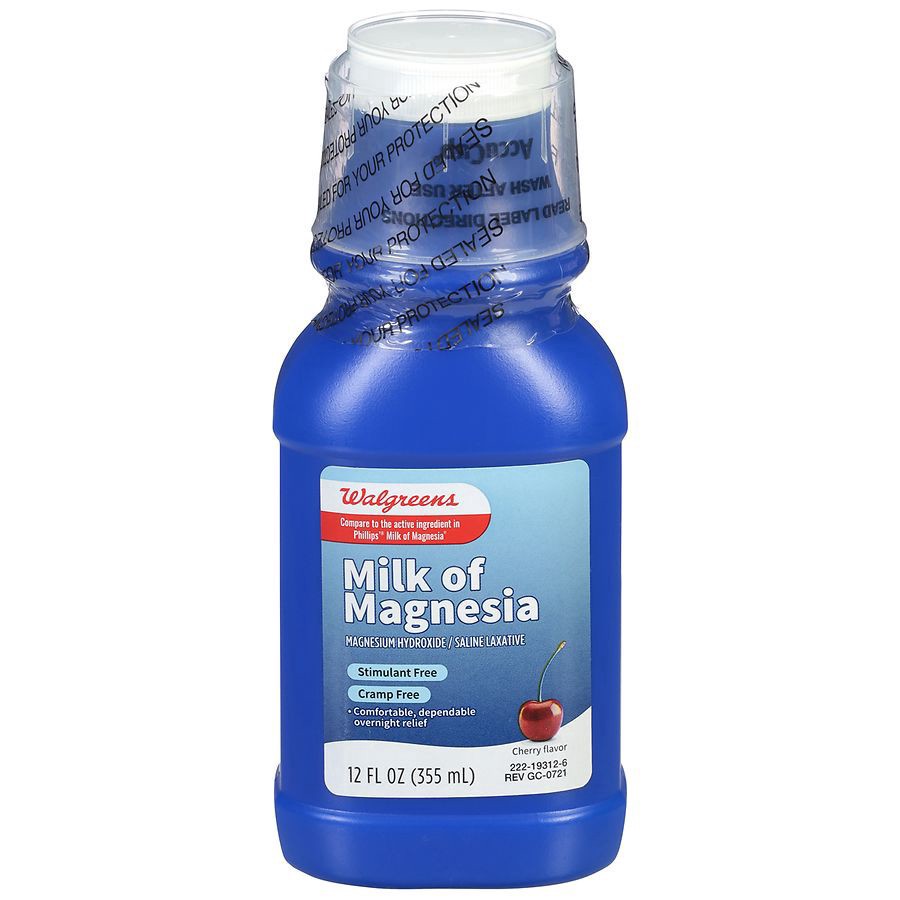 slide 1 of 5, Walgreens Milk Of Magnesia Cherry, 12 oz