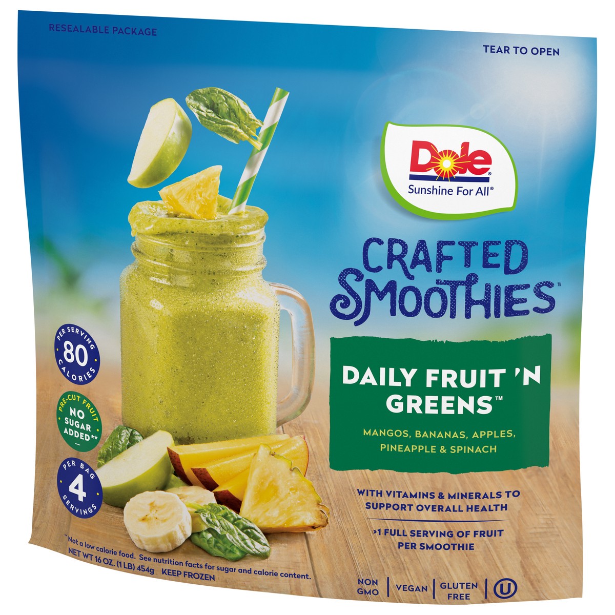 slide 6 of 11, Dole Crafted Smoothies, 14 oz