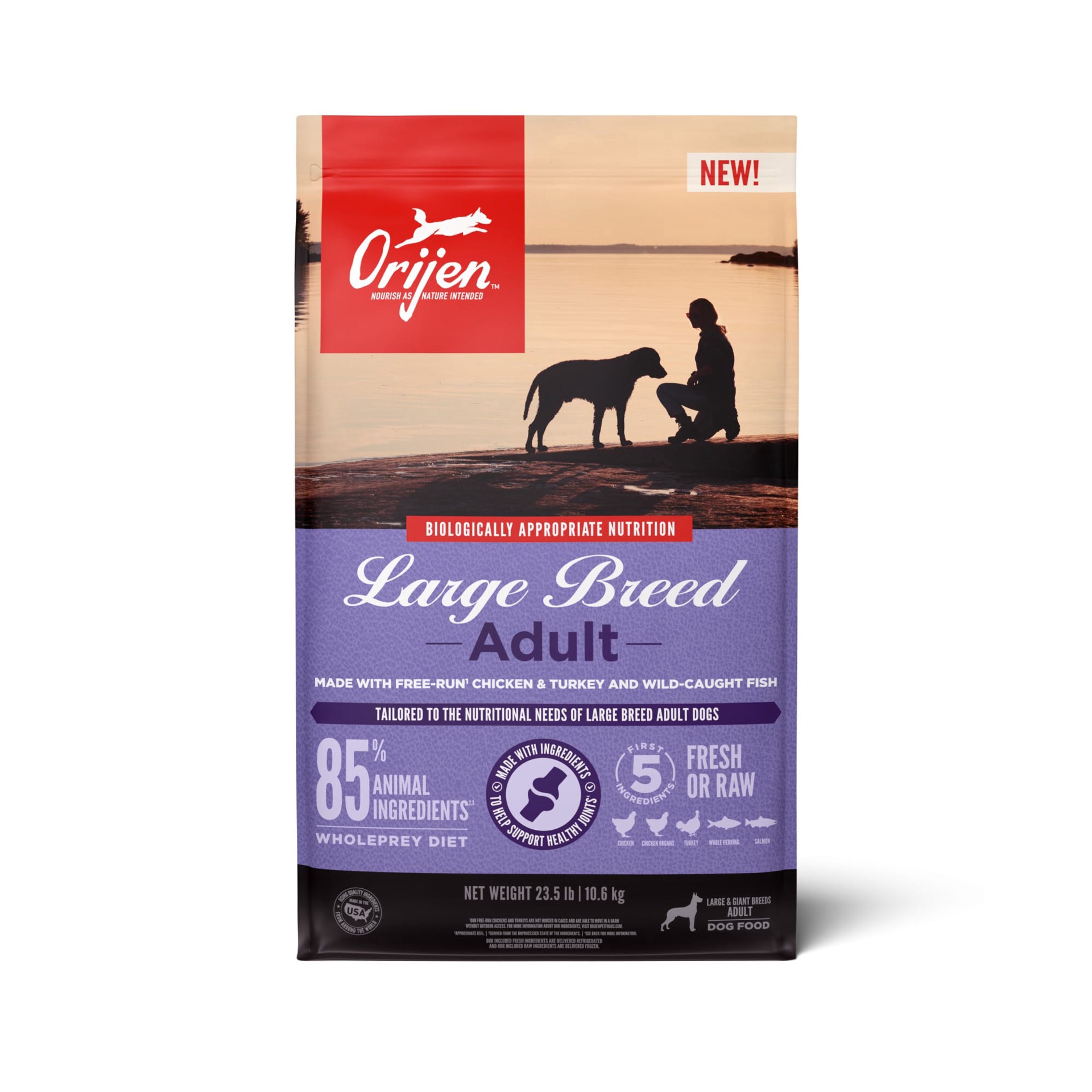 slide 1 of 1, ORIJEN Large Breed Adult 23.5LB, 23.50 lb